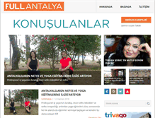 Tablet Screenshot of fullantalya.com